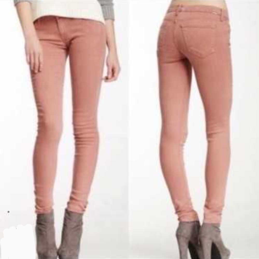 Mother The Looker Redwood Pop Jeans Skinny Denim 5-Pocket Women's Size 27